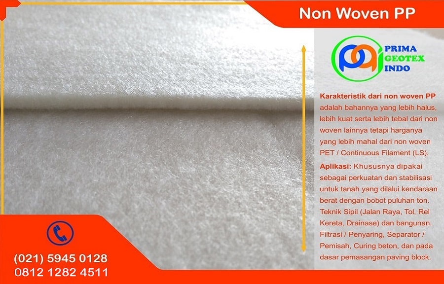 Distributor Jual Geotextile Non Woven Polypropylene PP Murah